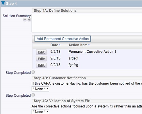 Identify Corrective Actions